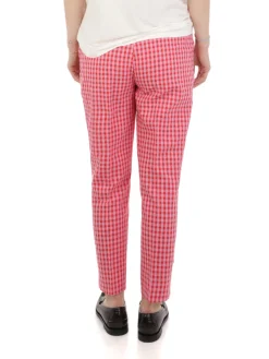 Via Masini 80 | Pantaloni Donna Vichy in Cotone>Donna Pantaloni