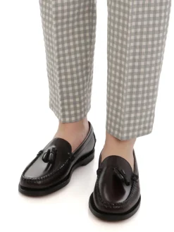 Via Masini 80 | Pantaloni Donna Vichy in Cotone><noscript><img width=