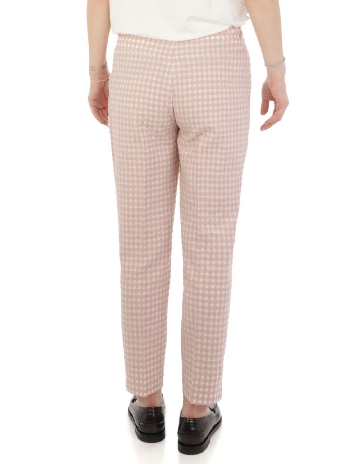 Via Masini 80 | Pantaloni Donna Vichy in Cotone>Donna Pantaloni
