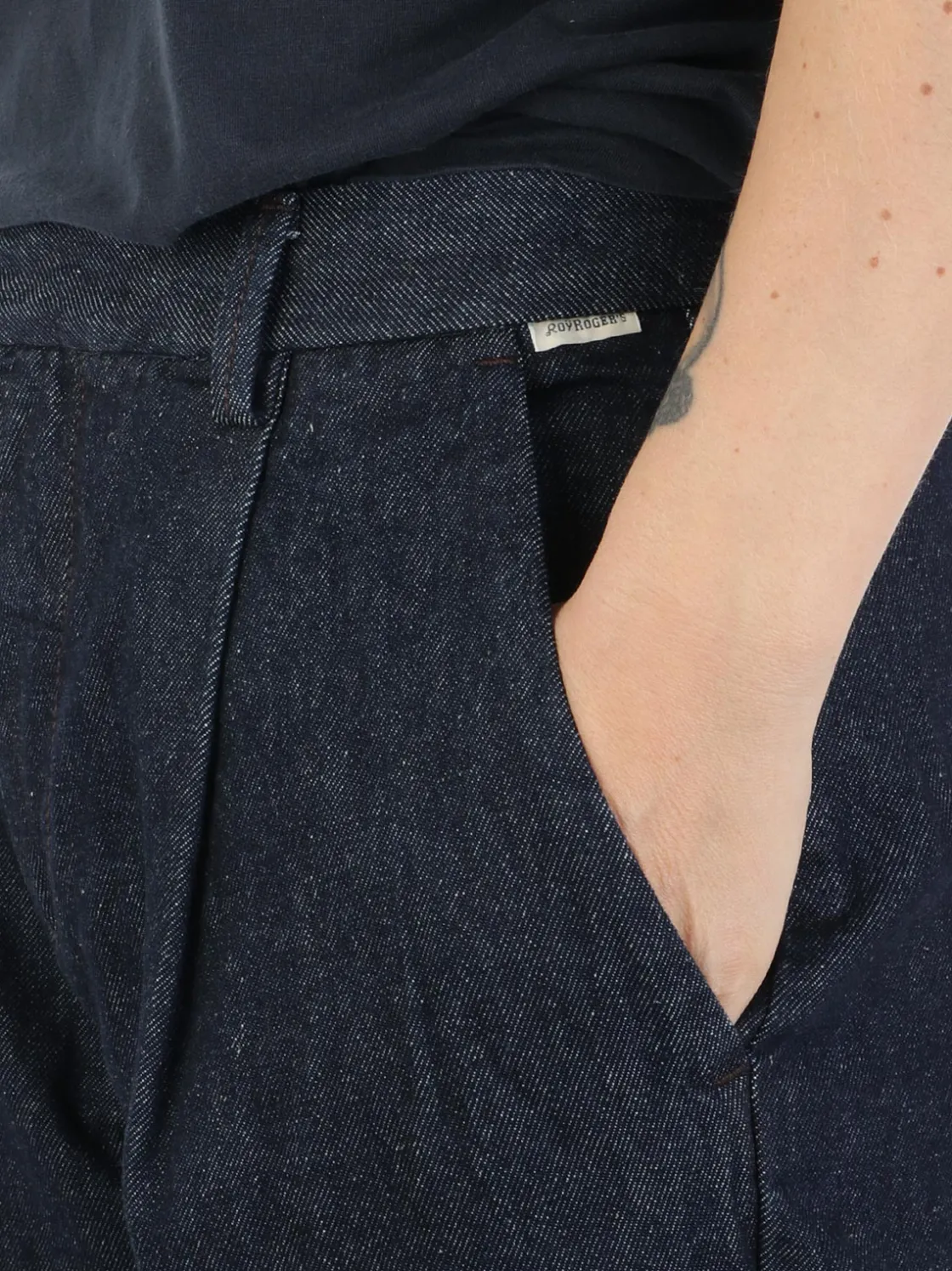 Roy Roger's Women's Maemi Denim Rinse Chino Pants>Donna Jeans