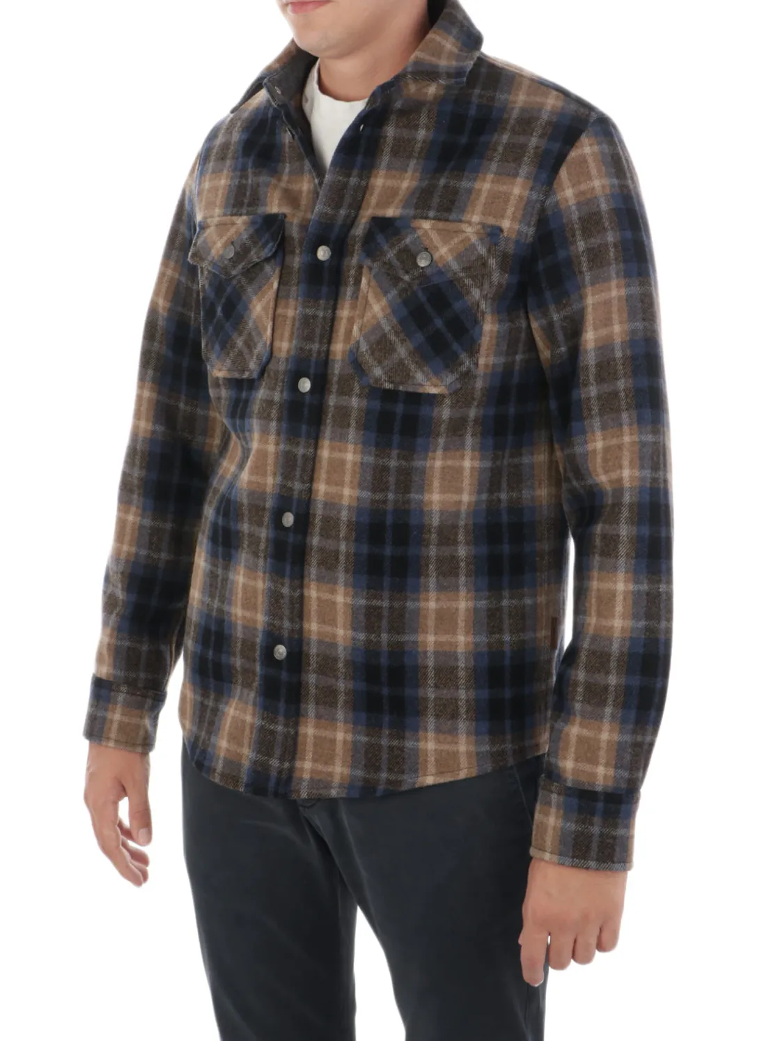 Woolrich | Alaskan Overshirt Uomo in Lana>Uomo Giubbotti E Piumini