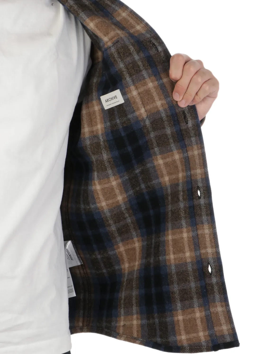 Woolrich | Alaskan Overshirt Uomo in Lana>Uomo Giubbotti E Piumini