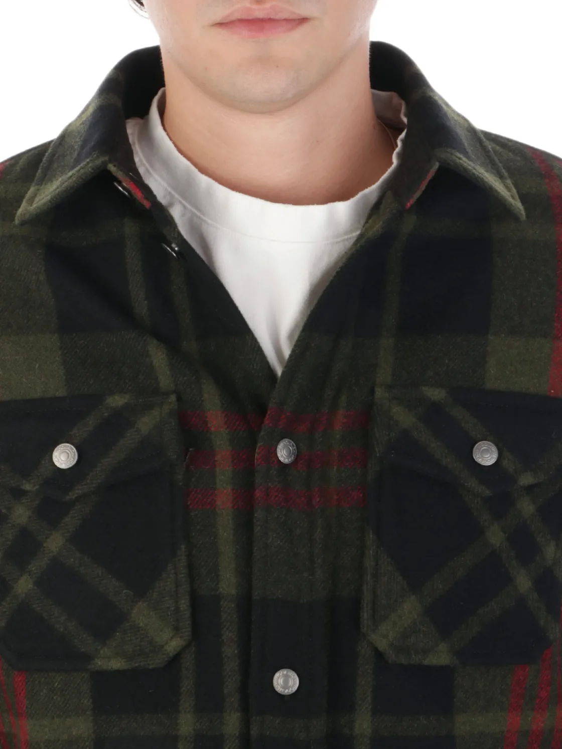 Woolrich | Alaskan Overshirt Uomo in Lana>Uomo Giubbotti E Piumini