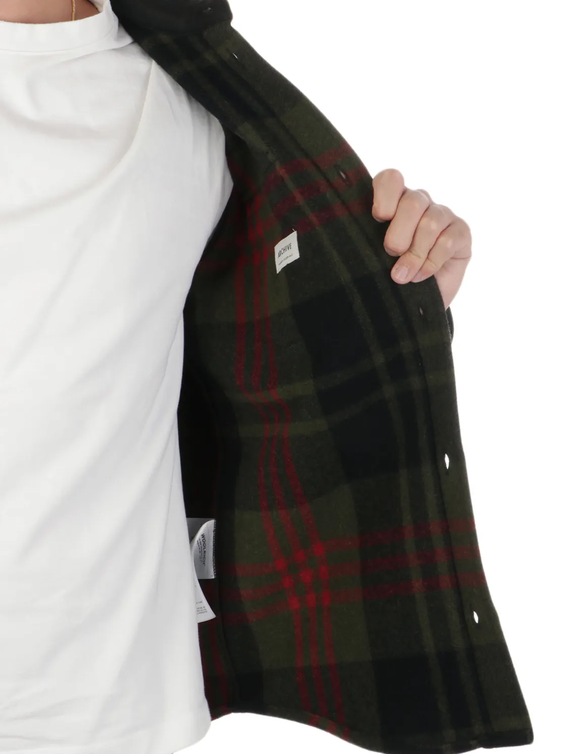 Woolrich | Alaskan Overshirt Uomo in Lana>Uomo Giubbotti E Piumini