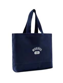 Woolrich | Borsa Tote in Tela di Cotone>Donna Borse E Zaini|Borse E Zaini
