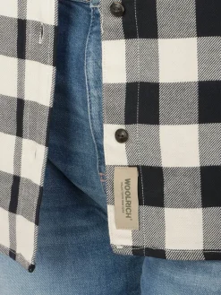 Woolrich | Camicia Donna in Flanella Check><noscript><img width=