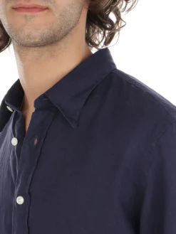 Woolrich | Camicia Uomo in Lino>Uomo Camicie