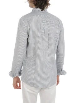 Woolrich | Camicia Uomo in Lino e Cotone><noscript><img width=