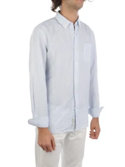 Woolrich | Camicia Uomo in Lino e Cotone>Uomo Camicie