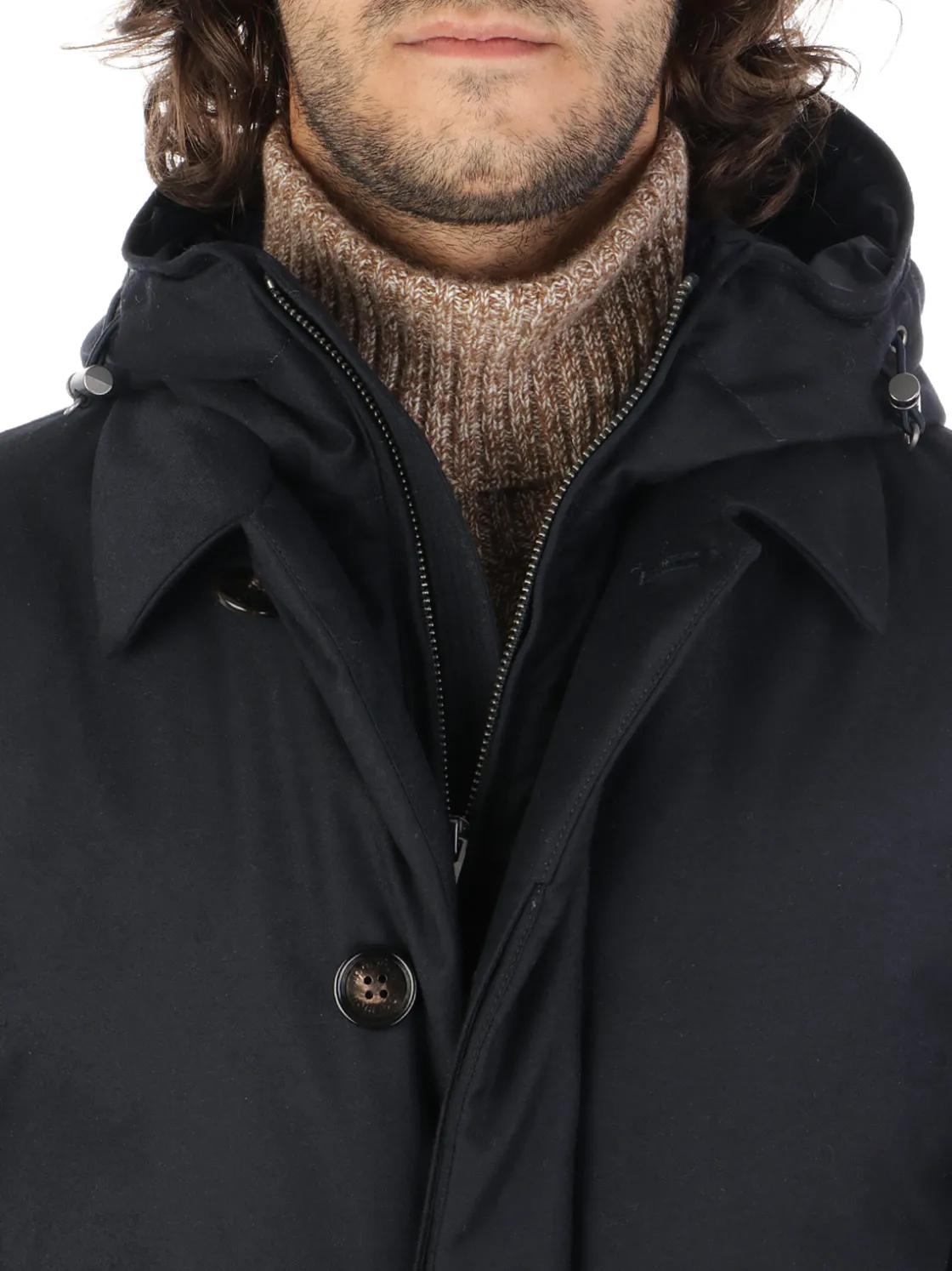 Woolrich | Cappotto Uomo Luxe in Lana e Seta>Uomo Cappotti E Trench