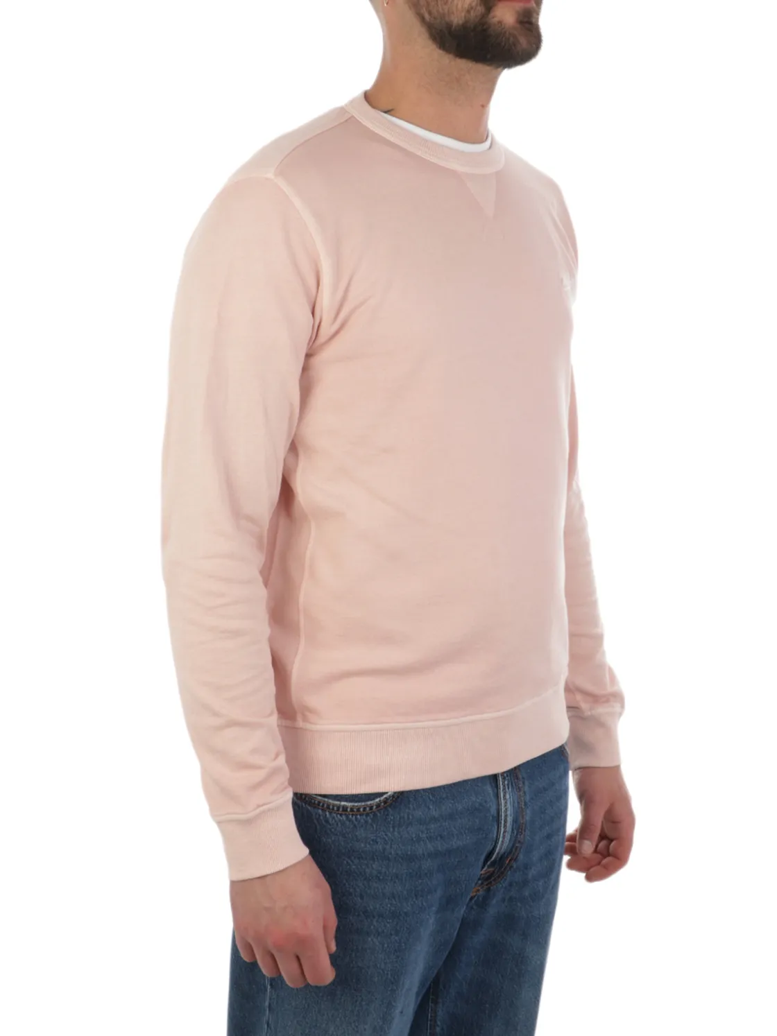 Woolrich | Felpa Uomo in Cotone Tinto in Capo>Uomo Felpe