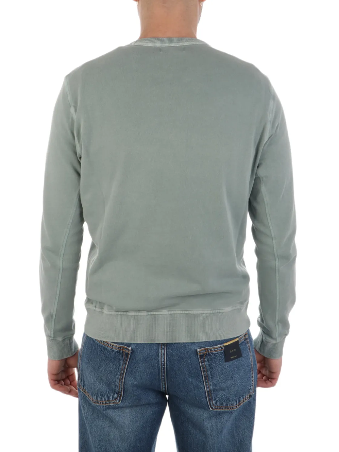 Woolrich | Felpa Uomo in Cotone Tinto in Capo>Uomo Felpe