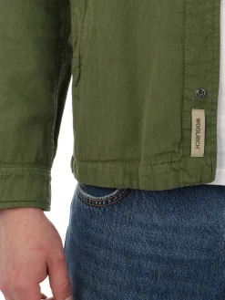 Woolrich | Overshirt Uomo Cotton Hemp><noscript><img data-lazyloaded=