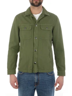 Woolrich | Overshirt Uomo Cotton Hemp><noscript><img data-lazyloaded=