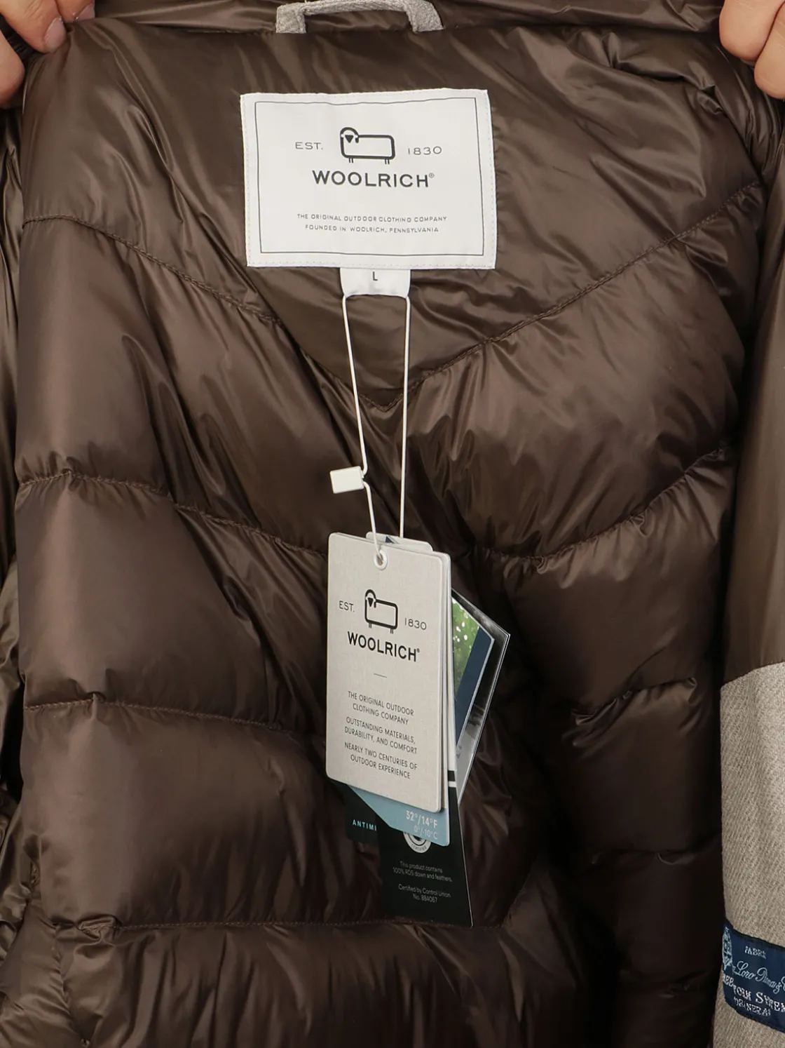 Woolrich | Parka Uomo in Lana Loro Piana>Uomo Giubbotti E Piumini