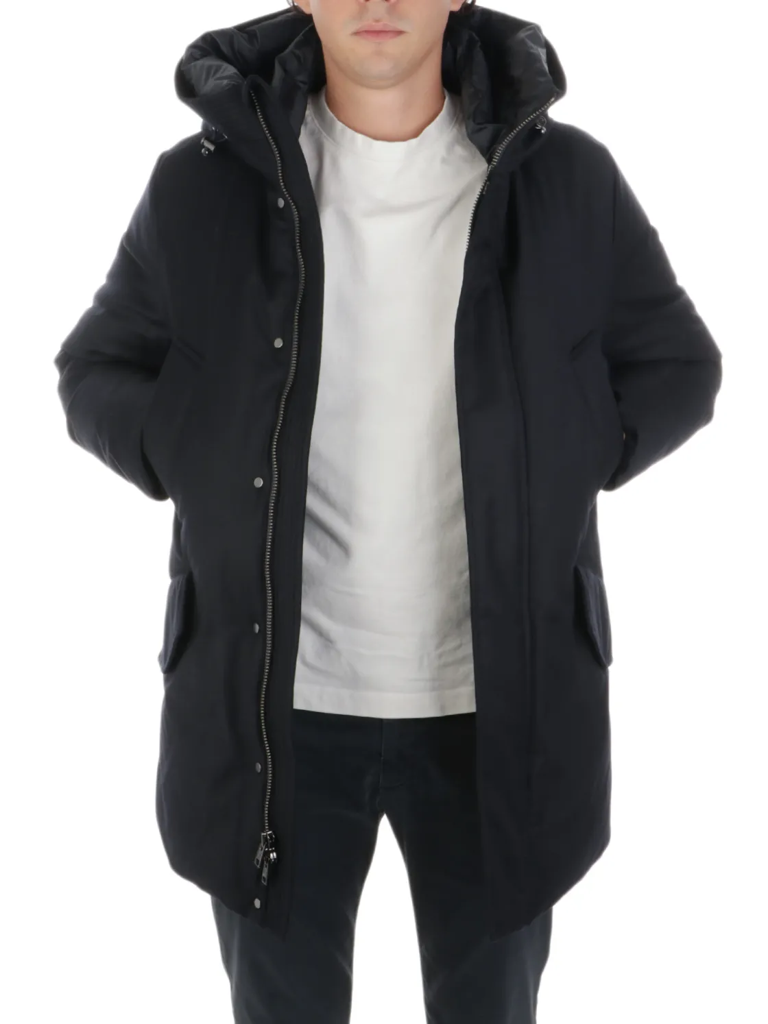 Woolrich | Parka Uomo Luxe in Tessuto Loro Piana>Uomo Giubbotti E Piumini