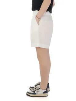 Woolrich | Shorts Donna in Poplin di Cotone>Donna Bermuda