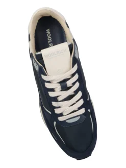 Woolrich | Sneakers Uomo Retro in Nylon e Suede><noscript><img width=